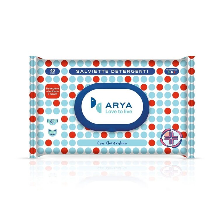 ARYA SALVIETTE BIODEGRADABILI CLOREXIDINA 40PZ