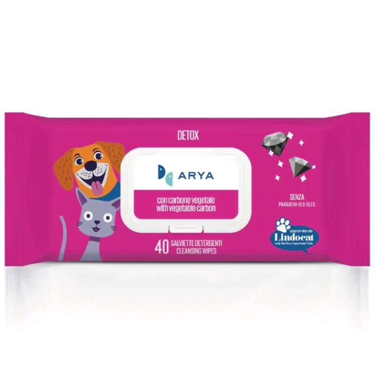 ARYA SALVIETTE DETERGENTI DETOX CARBONI ATTIVI 40 PZ