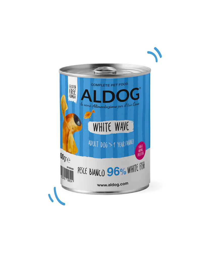 ALDOG PATE WHITE WAVE PESCE 400 GR
