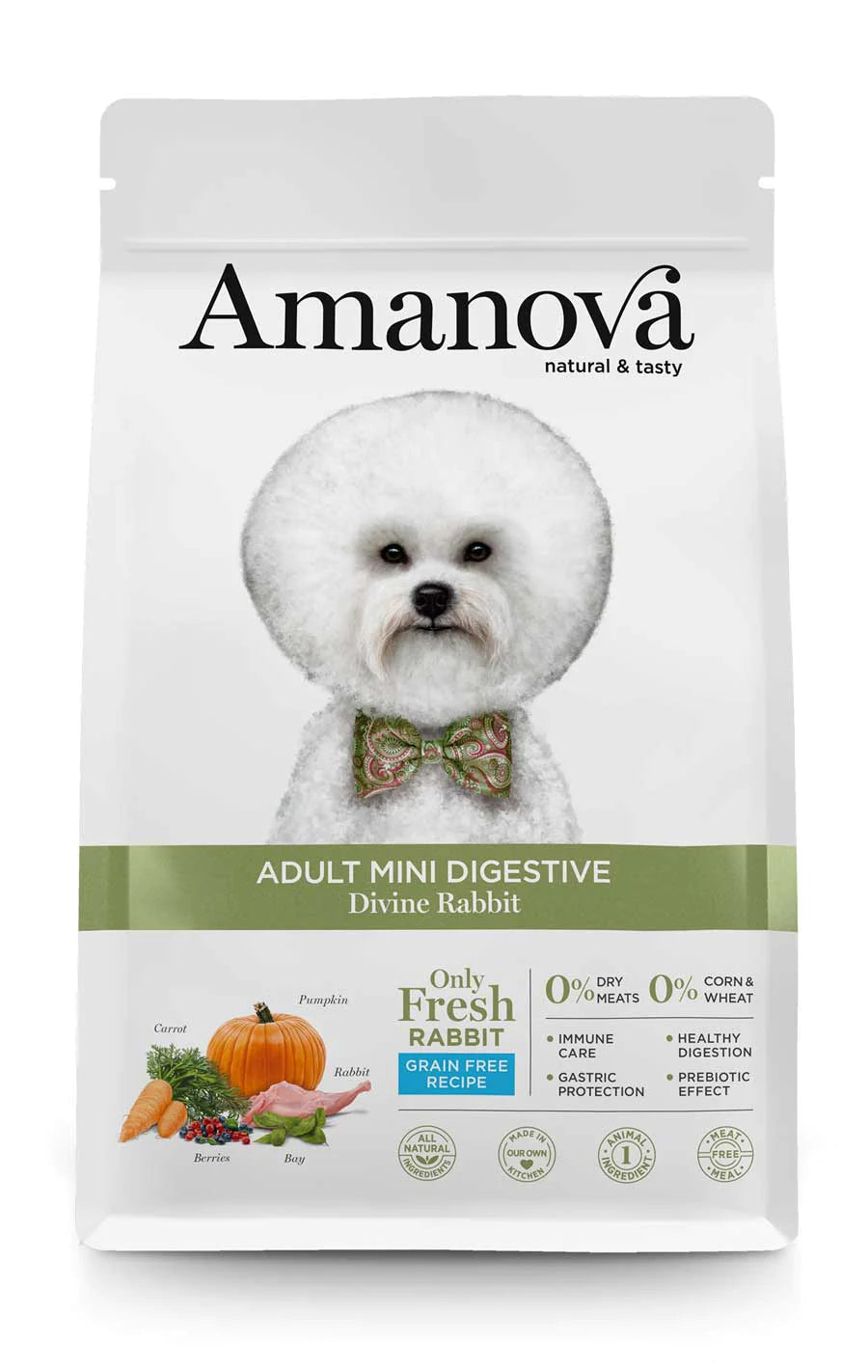 AMANOVA ADULT MINI DIGESTIVE CONIGLIO 7 KG