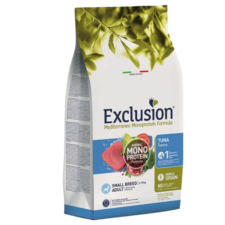 EXCLUSION MEDITERRANEO MINI ADULT TONNO 2 KG
