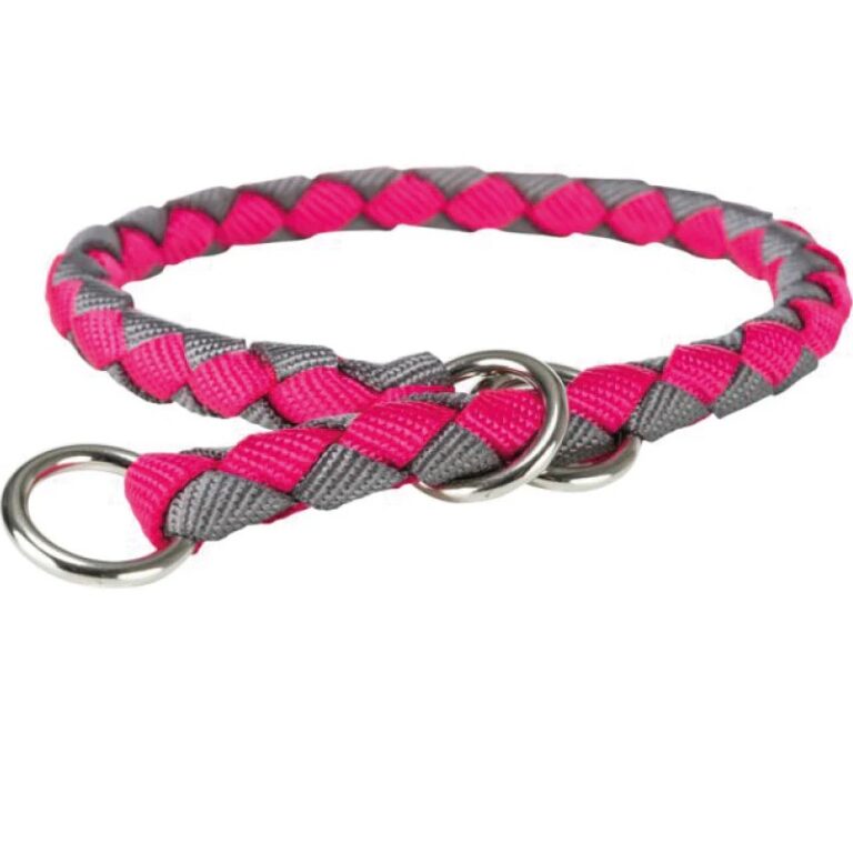 TRIXIE CAVO COLLARE SEMISTRANGOLO corallo grigio